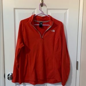 North Face Quarter Zip Fleece Pullover
